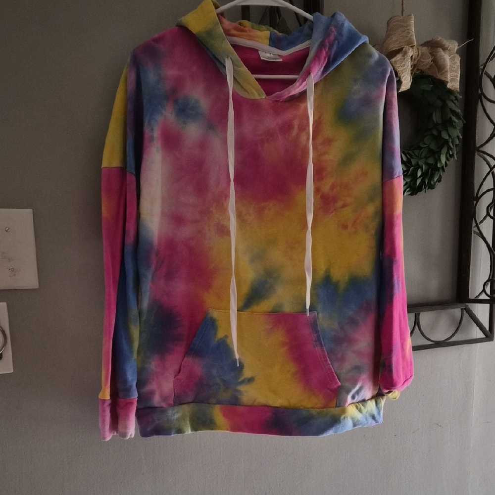 Colorful Tie-Dye Hoodie